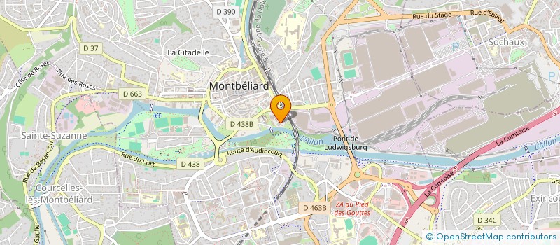 localisation de l'entreprise MADAME TIPHANIE GEOFFROY à MONTBELIARD