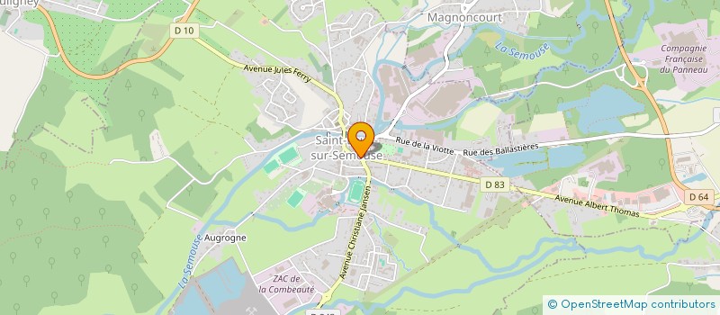 localisation de l'entreprise MADAME TIPHANIE JACQUEL  SAINT-LOUP-SUR-SEMOUSE