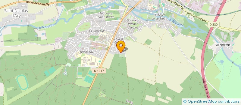 localisation de l'entreprise MADAME TIPHANIE JOURDAIN  SENLIS