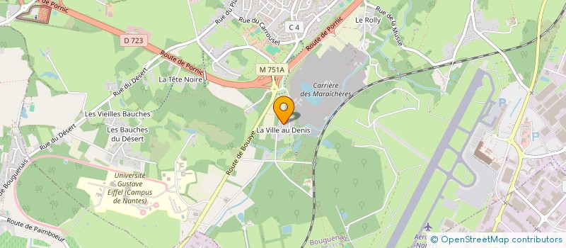 localisation de l'entreprise MADAME TIPHANIE LANDREAU à BOUGUENAIS