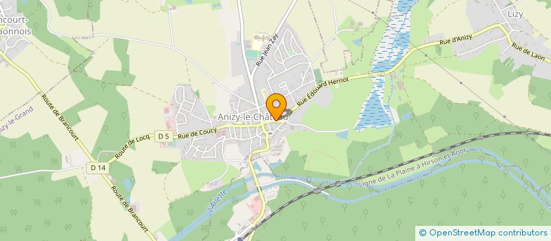 localisation de l'entreprise MADAME TIPHANIE LEBLANC à ANIZY-LE-GRAND