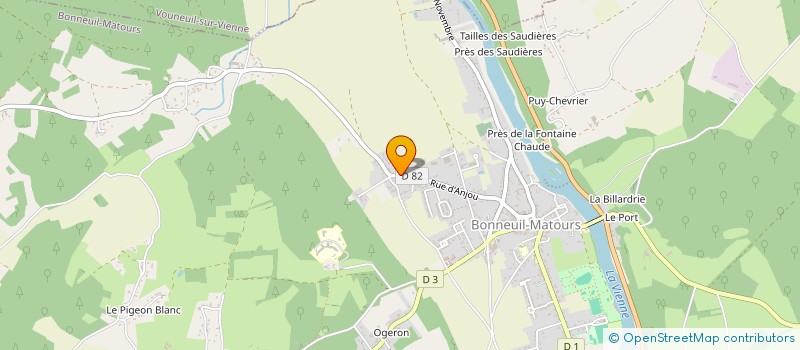 localisation de l'entreprise MADAME TIPHANIE LENFANT  BONNEUIL-MATOURS