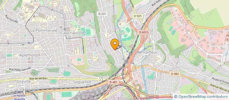 localisation de l'entreprise MADAME TIPHANIE MARIDOR  HARFLEUR