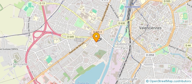 localisation de l'entreprise MADAME TIPHANIE MARS à VALENCIENNES