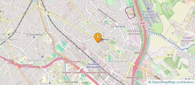 localisation de l'entreprise MADAME TIPHANIE PEGAIN  TOULOUSE