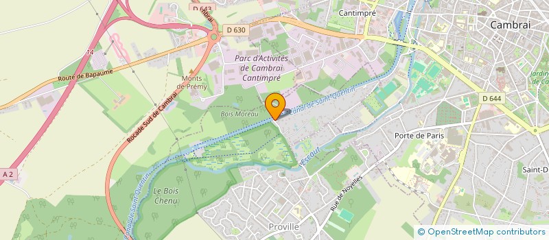 localisation de l'entreprise MADAME TIPHANIE POTTIEZ  PROVILLE