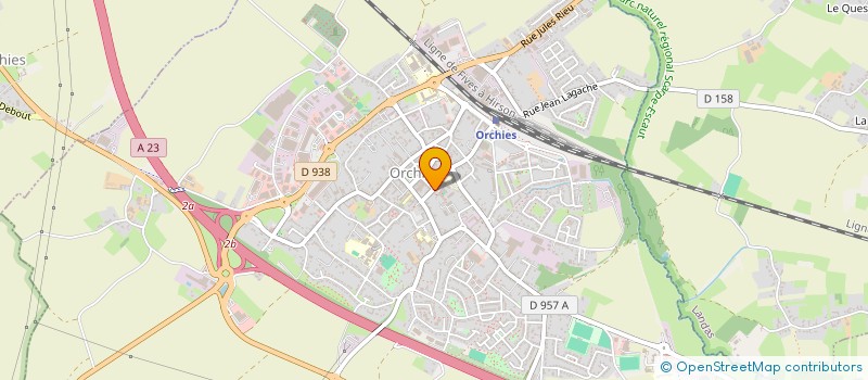 localisation de l'entreprise MADAME TIPHANIE POULET  ORCHIES