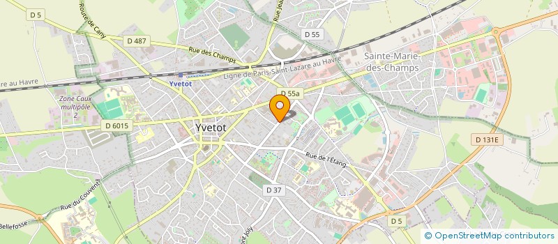 localisation de l'entreprise MADAME TIPHANIE PRESSOIR  YVETOT