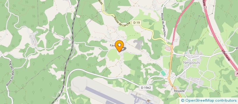 localisation de l'entreprise MADAME TIPHANIE RIVET  NESPOULS