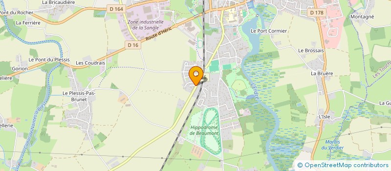 localisation de l'entreprise MADAME TIPHANIE ROCARD  NORT-SUR-ERDRE