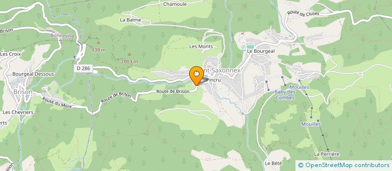 localisation de l'entreprise MADAME TIPHANIE SIMOND  MONT-SAXONNEX