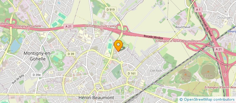 localisation de l'entreprise MADAME TIPHANIE THERY  HENIN-BEAUMONT