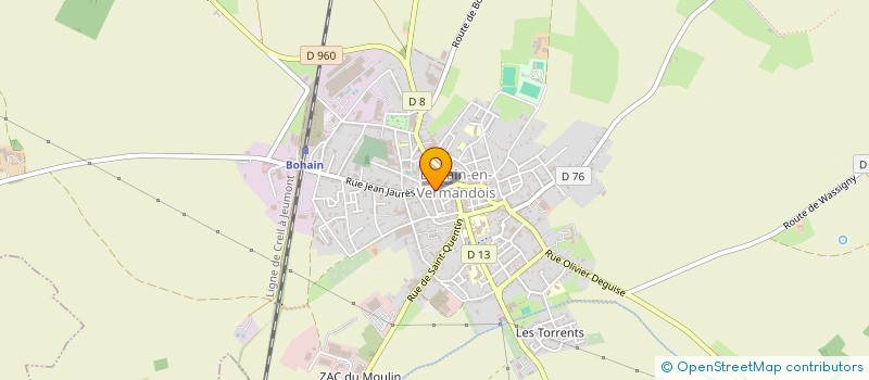 localisation de l'entreprise MADAME TIPHANIE VANDEN BOSSCHE  BOHAIN-EN-VERMANDOIS