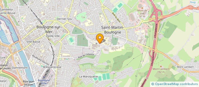 localisation de l'entreprise MADAME TIPHANIE VANPARIS  BOULOGNE-SUR-MER