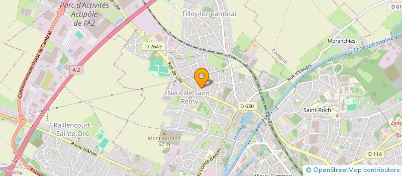 localisation de l'entreprise MADAME TIPHANIE VISSE  NEUVILLE-SAINT-REMY