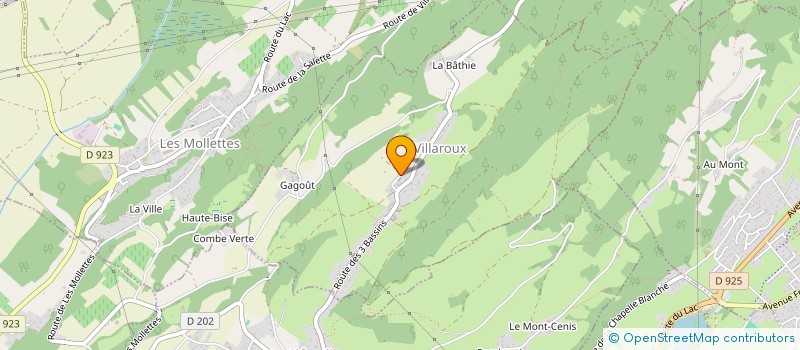 localisation de l'entreprise MADAME TIPHANIE VOLVET  VILLAROUX