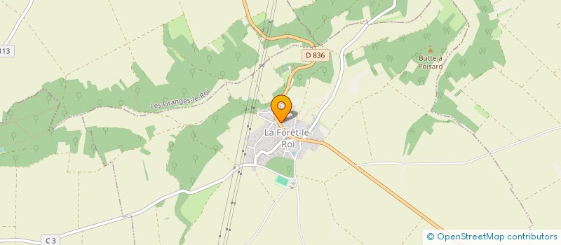 localisation de l'entreprise MADAME TIPHANT PARADEISE  GRANGES-LE-ROI (LES)