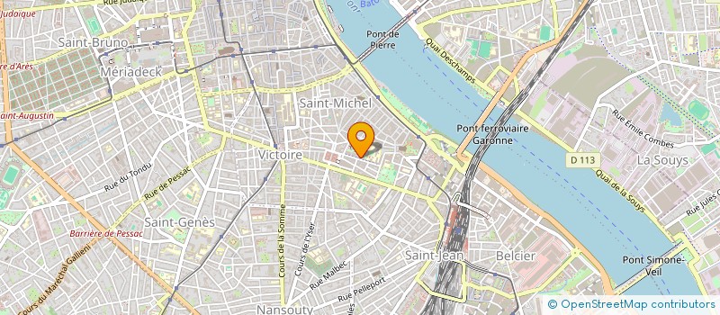 localisation de l'entreprise MADAME TIPHANY DUBOUILH  BORDEAUX