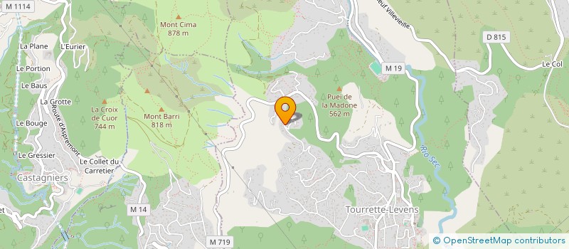 localisation de l'entreprise MADAME TIPHANY HOSIER  TOURRETTE-LEVENS