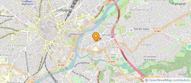 localisation de l'entreprise MADAME TIPHANY LEBARON  LIMOGES