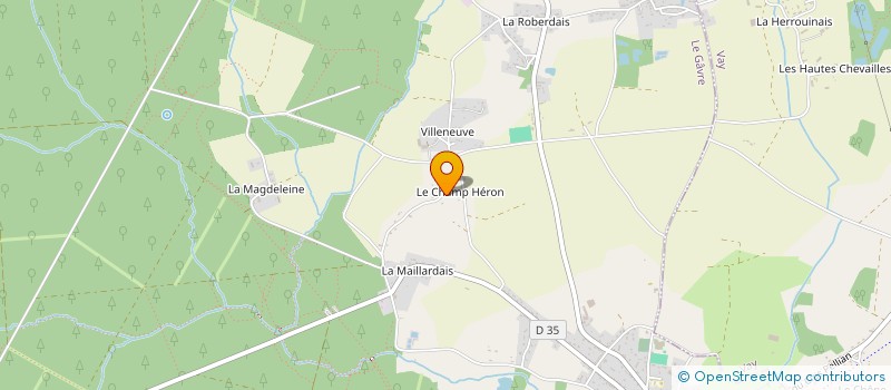 localisation de l'entreprise MADAME TIPHANY PORTIER  LE GAVRE