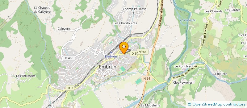 localisation de l'entreprise MADAME TIPHENE CREPIN  EMBRUN