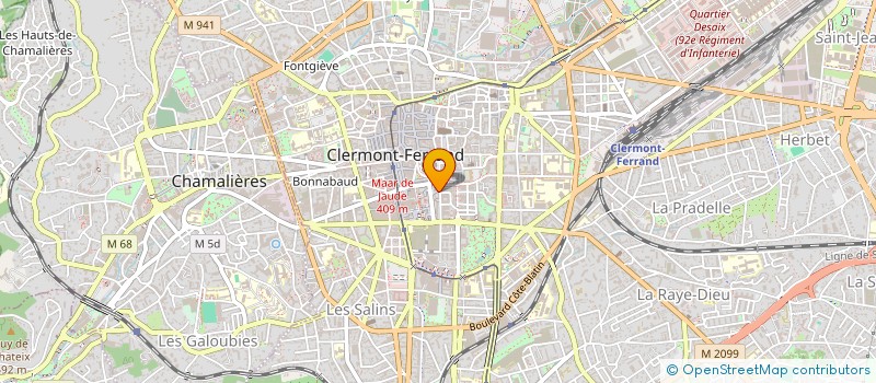 localisation de l'entreprise MADAME TIRANKE KOUROUMA  CLERMONT-FERRAND