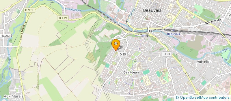 localisation de l'entreprise MADAME TIROUMANI RAMSAMY  BEAUVAIS