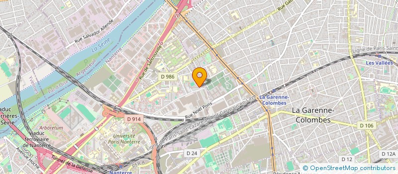 localisation de l'entreprise MADAME TISSEM KAS  NANTERRE