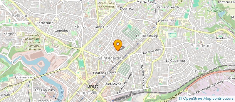 localisation de l'entreprise MADAME TITIANE LE GALL  CONCARNEAU