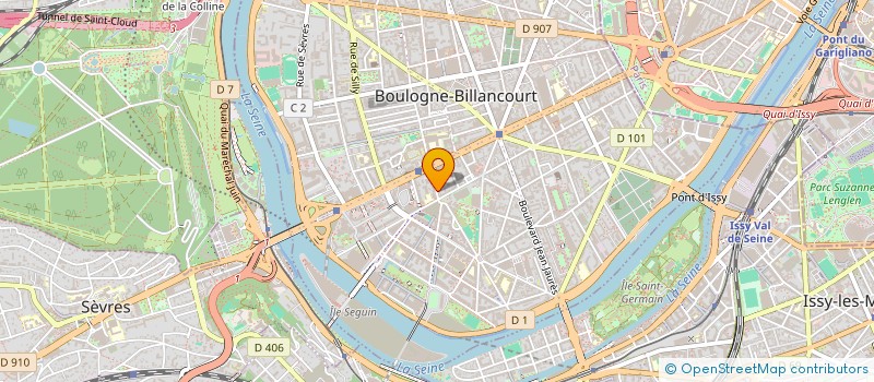 localisation de l'entreprise MADAME TIYI AYEVA à BOULOGNE-BILLANCOURT