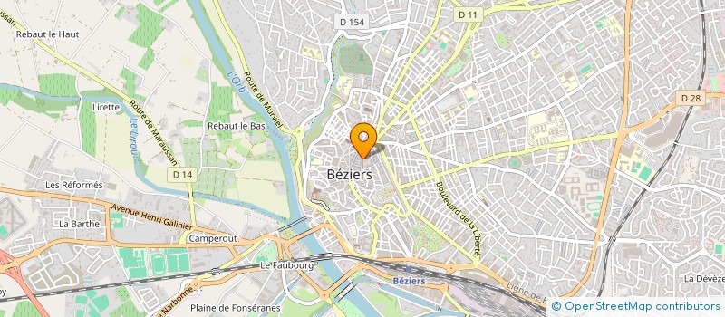 localisation de l'entreprise MADAME TIZIANA MURATORE à BEZIERS