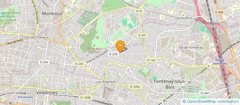 localisation de l'entreprise MADAME TIZIANA PAGLIARULO à FONTENAY-SOUS-BOIS