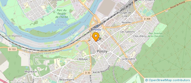 localisation de l'entreprise MADAME TO DU THI à POISSY