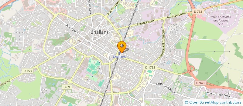 localisation de l'entreprise MADAME TOFA ARIIOEHAU à CHALLANS