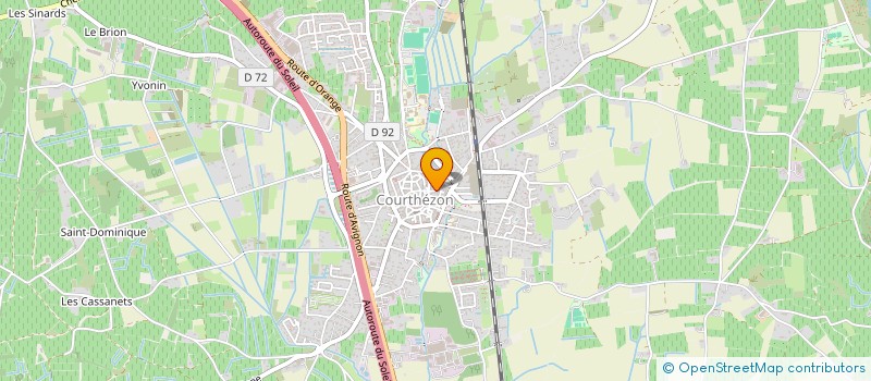 localisation de l'entreprise MADAME TOIHIROI SOIFI  COURTHEZON