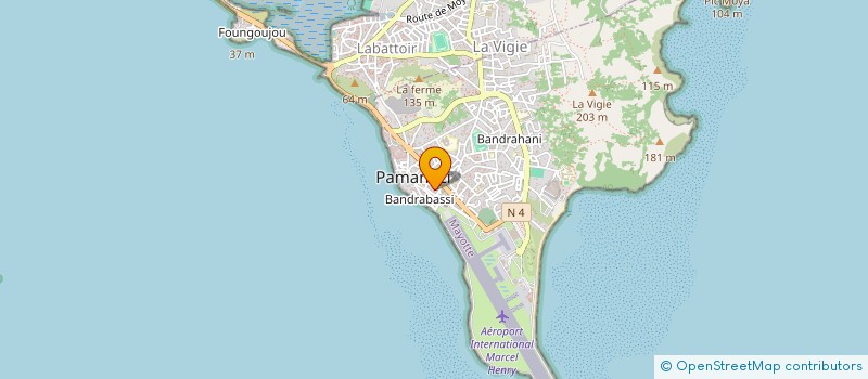 localisation de l'entreprise MADAME TOILIANTI ATTOUMANI à PAMANDZI
