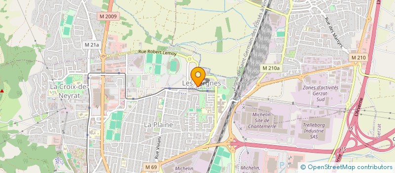 localisation de l'entreprise MADAME TOILIANTI HALIFA  CLERMONT-FERRAND