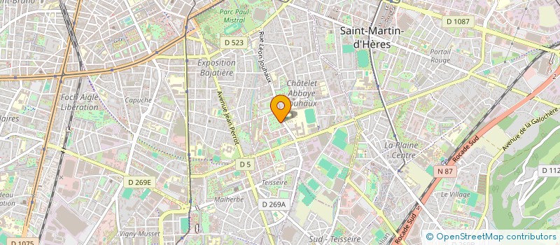 localisation de l'entreprise MADAME TOIOUYA SAID à GRENOBLE