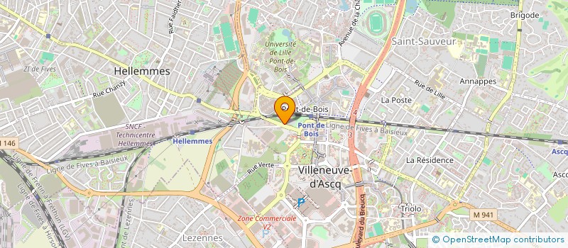 localisation de l'entreprise MADAME TOITIANE SAFEL à VILLENEUVE-D'ASCQ