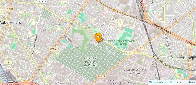 localisation de l'entreprise MADAME TOKO KUNA  PANTIN