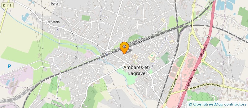 localisation de l'entreprise MADAME TOLANI MAKINDE  AMBARES-ET-LAGRAVE