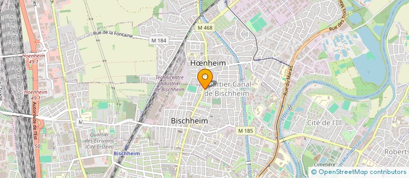 localisation de l'entreprise MADAME TOLOTRA RASOLOFONDRASATA  BISCHHEIM