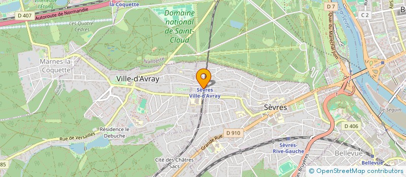 localisation de l'entreprise MADAME TOM SHAHAR  SEVRES