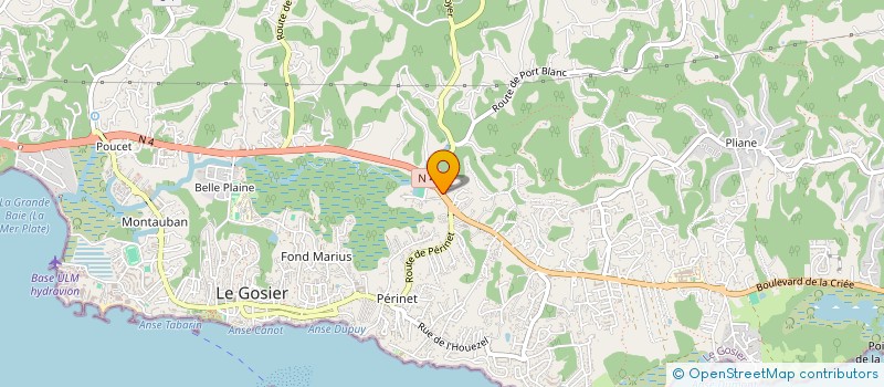 localisation de l'entreprise MADAME TOMASA SANTANA  LE GOSIER