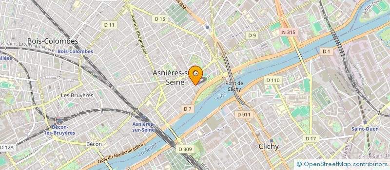 localisation de l'entreprise MADAME TOMASZ PAULO  ASNIERES-SUR-SEINE