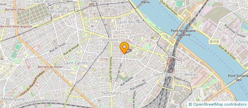 localisation de l'entreprise MADAME TONI-LOUISE DIGGINES  BORDEAUX