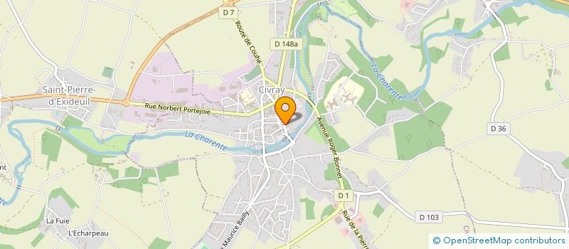 localisation de l'entreprise MADAME TONIA TAUPIN  CIVRAY