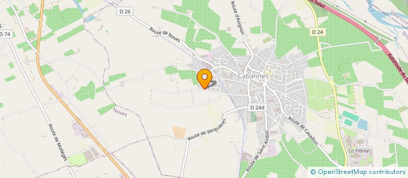 localisation de l'entreprise MADAME TONINA CHIRONI  CABANNES