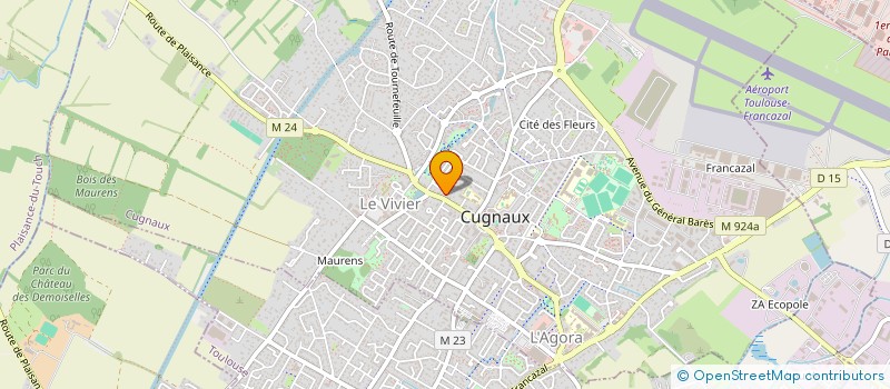 localisation de l'entreprise MADAME TONKA LISICHKOVA à CUGNAUX